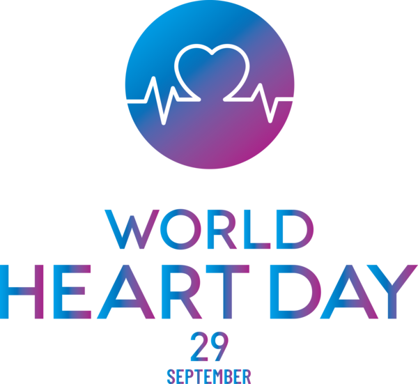 Transparent World Heart Day Logo Font check for Heart Day for World Heart Day