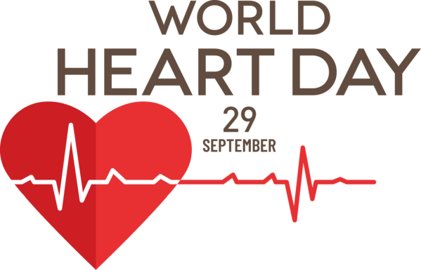 Transparent World Heart Day Logo La Roche-Posay Heart for Heart Day for World Heart Day