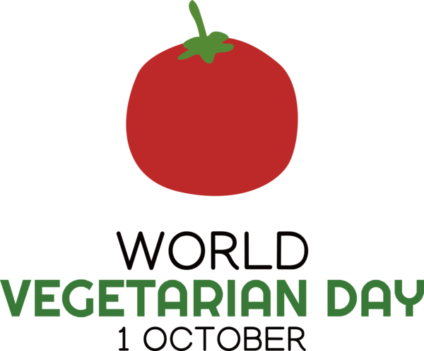 Transparent World Vegetarian Day Natural food Vegetable Logo for Vegetarian Day for World Vegetarian Day