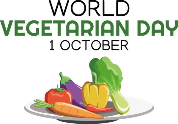 Transparent World Vegetarian Day Natural food Vegetable Food group for Vegetarian Day for World Vegetarian Day