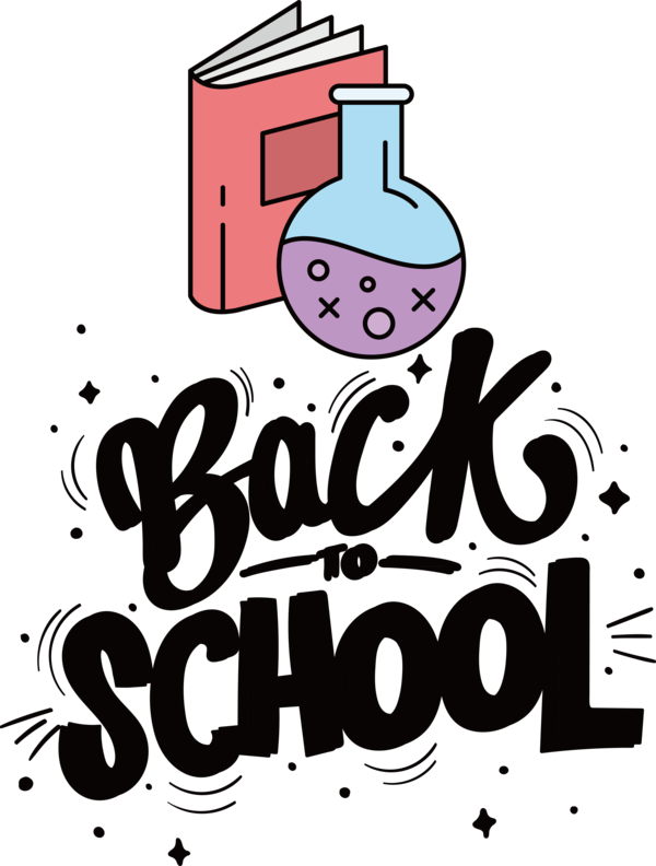 Transparent Back to School Design Logo Cartoon for Back to School 2022 for Back To School