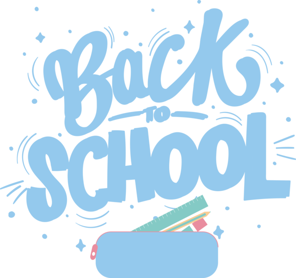 Transparent Back to School Design Logo Number for Back to School 2022 for Back To School
