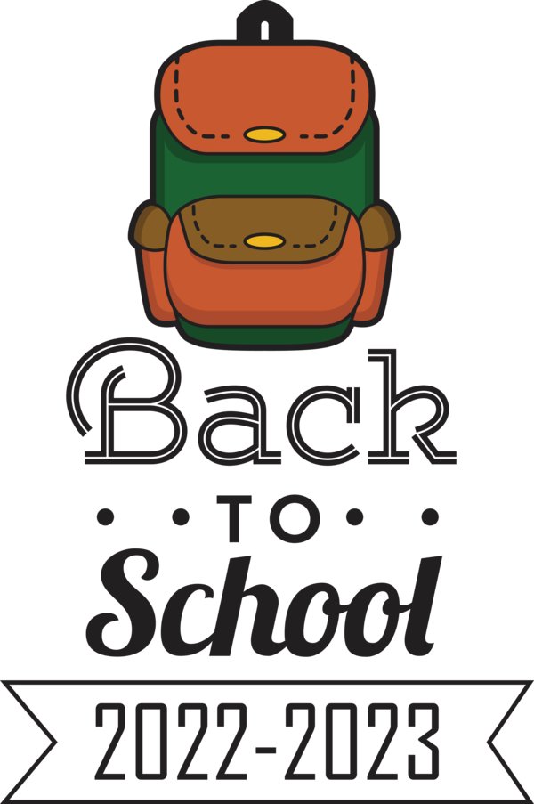 Transparent Back to School Ice Cream Logo Line for Back to School 2023 for Back To School
