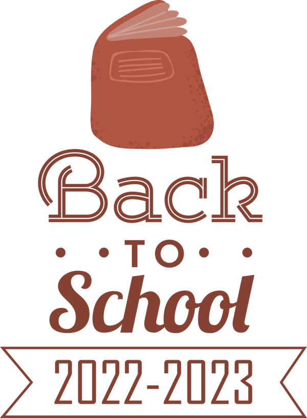 Transparent Back to School Font Logo Line for Back to School 2023 for Back To School