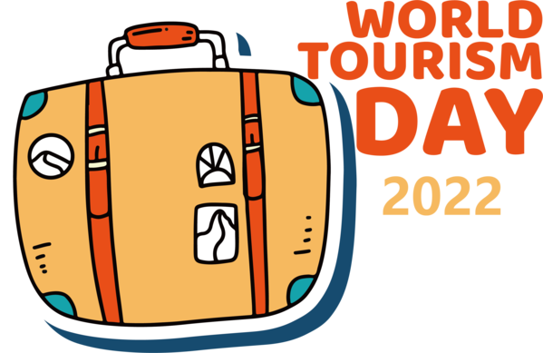 Transparent World Tourism Day Cartoon Design Line for Tourism Day for World Tourism Day