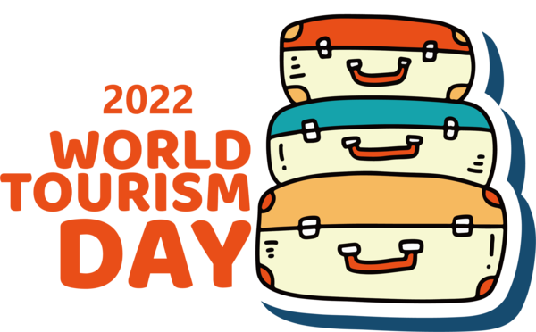 Transparent World Tourism Day Cartoon Line Text for Tourism Day for World Tourism Day
