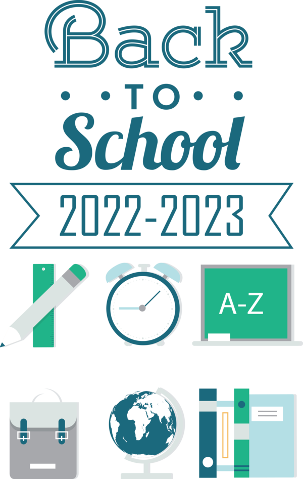 Transparent Back to School Logo Design Diagram for Back to School 2023 for Back To School