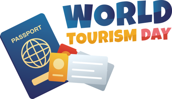 Transparent World Tourism Day Logo Design Font for Tourism Day for World Tourism Day