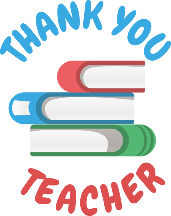 Transparent World Teacher's Day Logo Design Number for Thank You Teacher for World Teachers Day