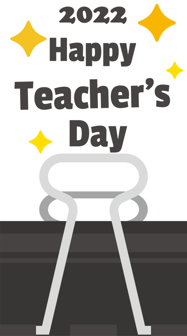 Transparent World Teacher's Day Design Logo Poster for Teachers' Days for World Teachers Day