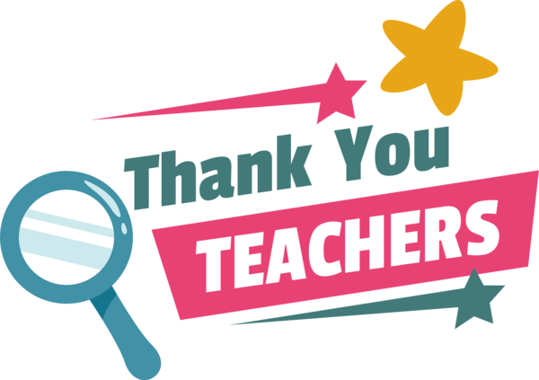 Transparent World Teacher's Day Logo Design House for Thank You Teacher for World Teachers Day