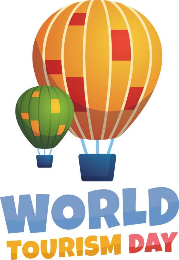 Transparent World Tourism Day Balloon Hot air balloon hot for Tourism Day for World Tourism Day