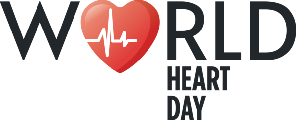 Transparent World Heart Day East Village Association Logo Font for Heart Day for World Heart Day