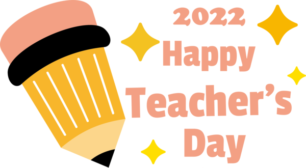 Transparent World Teacher's Day Logo Design Yellow for Teachers' Days for World Teachers Day