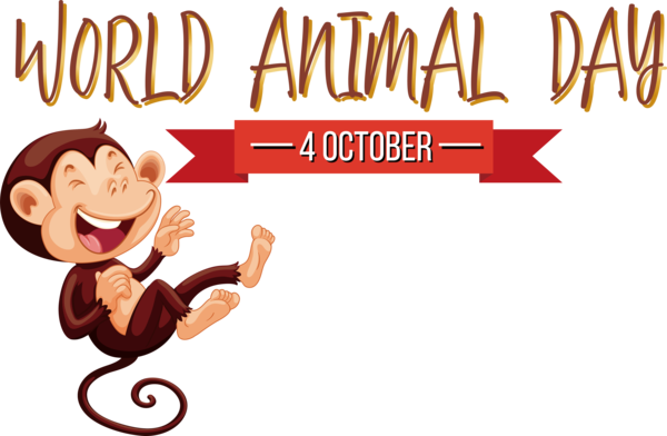 Transparent World Animal Day Cartoon Joke Drawing for Animal Day for World Animal Day