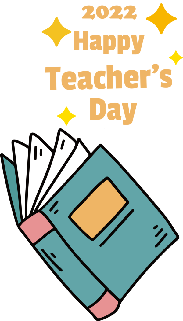 Transparent World Teacher's Day Design Line Yellow for Teachers' Days for World Teachers Day