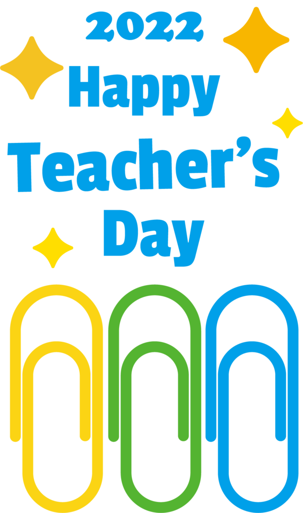 Transparent World Teacher's Day Design Logo Line for Teachers' Days for World Teachers Day