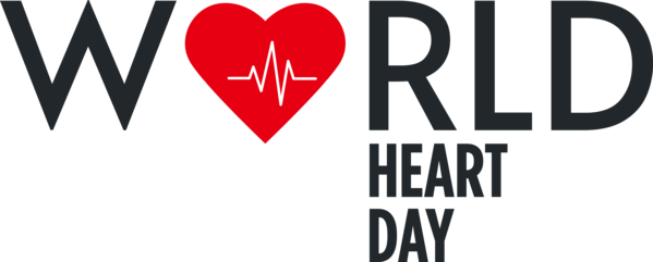 Transparent World Heart Day Logo M-095 Font for Heart Day for World Heart Day