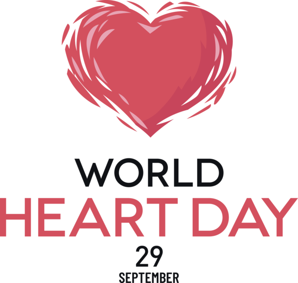 Transparent World Heart Day M-095 Logo for Heart Day for World Heart Day