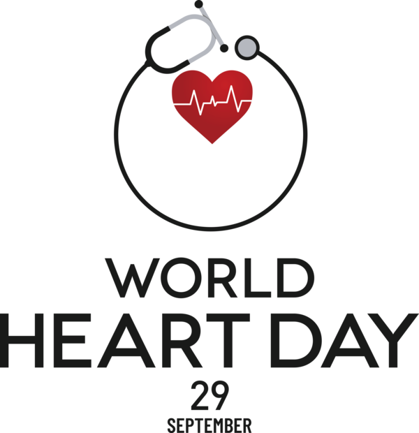 Transparent World Heart Day Logo M-095 Brunel University London for Heart Day for World Heart Day
