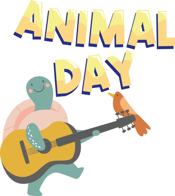 Transparent World Animal Day Drawing Logo World Music Day for Animal Day for World Animal Day