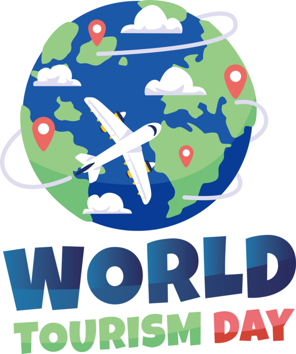 Transparent World Tourism Day Flight Balloon Drawing for Tourism Day for World Tourism Day