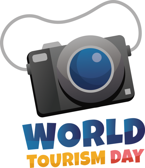 Transparent World Tourism Day Logo Font Lens for Tourism Day for World Tourism Day