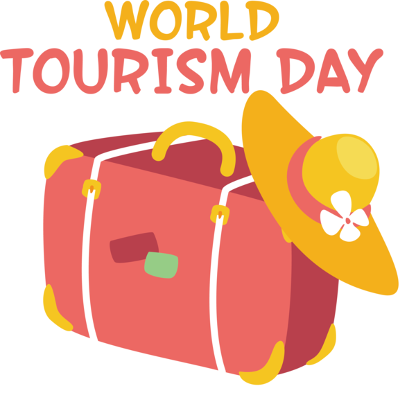 Transparent World Tourism Day Cartoon Logo Animation for Tourism Day for World Tourism Day