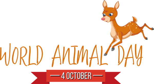 Transparent World Animal Day Deer Macropods Dog for Animal Day for World Animal Day