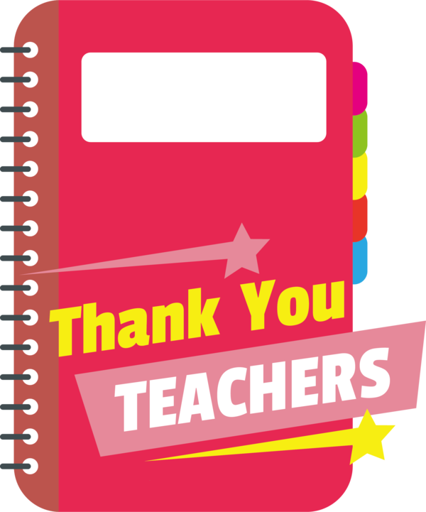 Transparent World Teacher's Day Logo Text Sign for Thank You Teacher for World Teachers Day