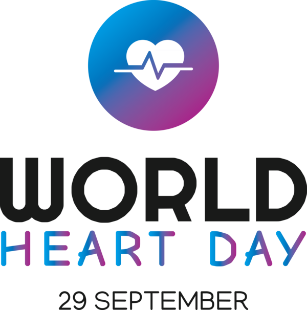 Transparent World Heart Day Logo Design Line for Heart Day for World Heart Day