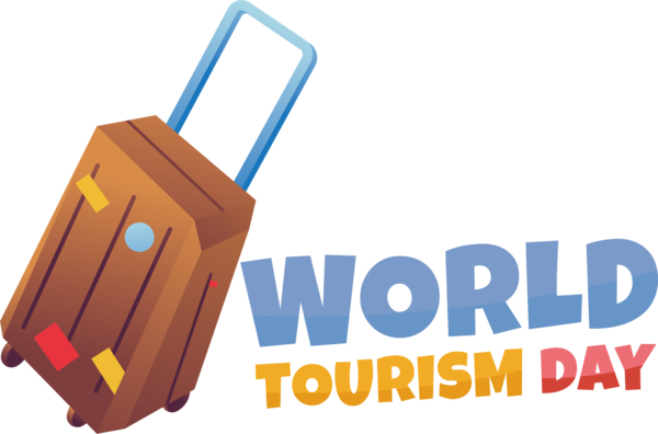 Transparent World Tourism Day Logo Font Design for Tourism Day for World Tourism Day