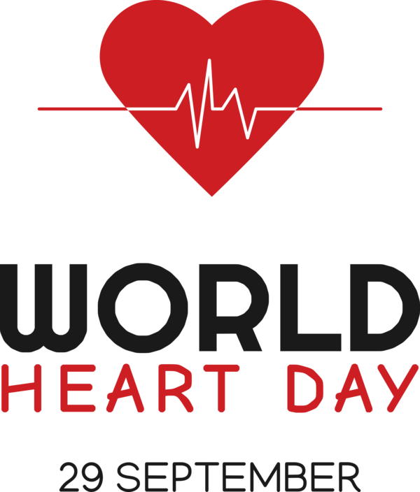 Transparent World Heart Day Heart Logo World Heart Day for Heart Day for World Heart Day