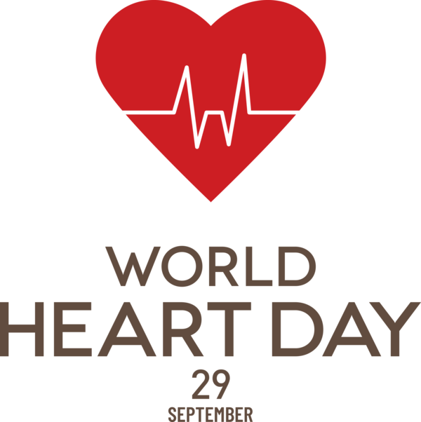 Transparent World Heart Day M-095 Universitas Terbuka Logo for Heart Day for World Heart Day