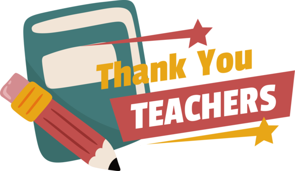 Transparent World Teacher's Day Logo Design Yellow for Thank You Teacher for World Teachers Day