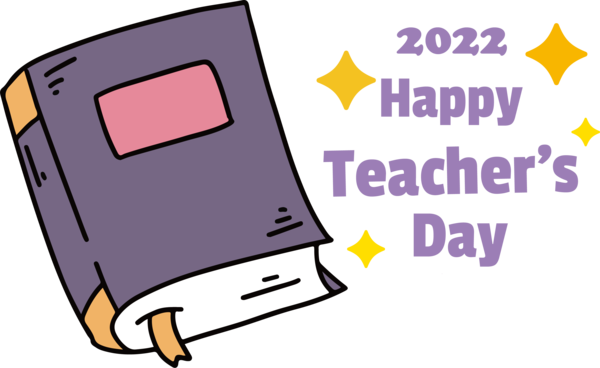 Transparent World Teacher's Day Logo Yellow Cartoon for Teachers' Days for World Teachers Day