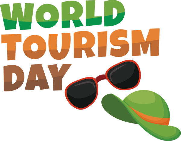 Transparent World Tourism Day Sunglasses Goggles Design for Tourism Day for World Tourism Day