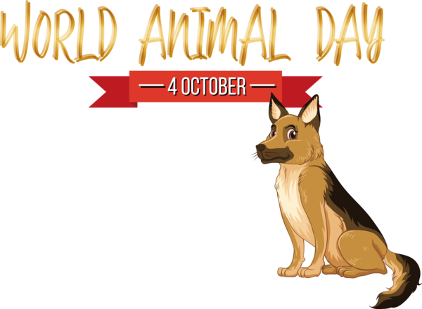 Transparent World Animal Day German Shepherd Cat Veterinarian for Animal Day for World Animal Day