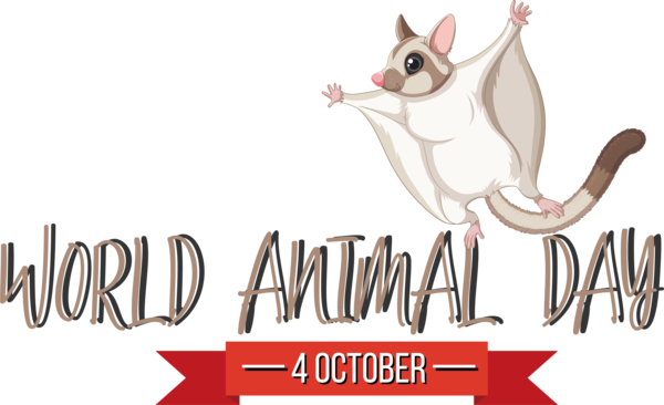 Transparent World Animal Day Cat Dog Tail for Animal Day for World Animal Day