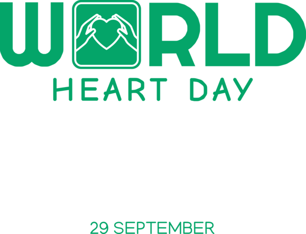 Transparent World Heart Day Logo Human Design for Heart Day for World Heart Day