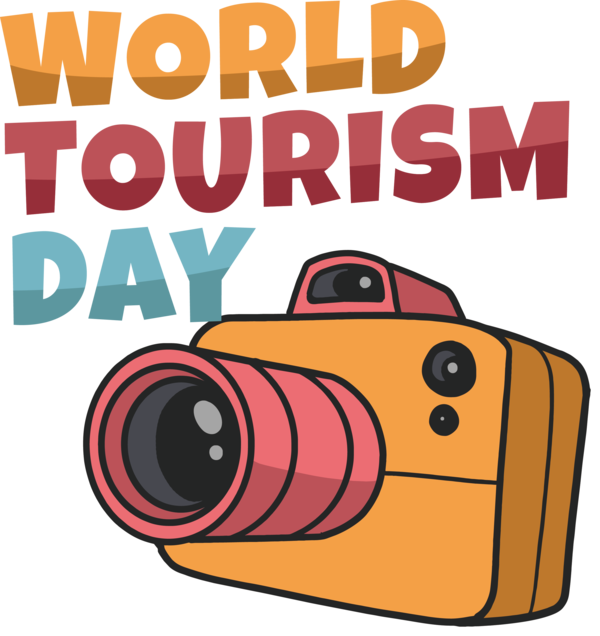 Transparent World Tourism Day Cartoon Logo Design for Tourism Day for World Tourism Day