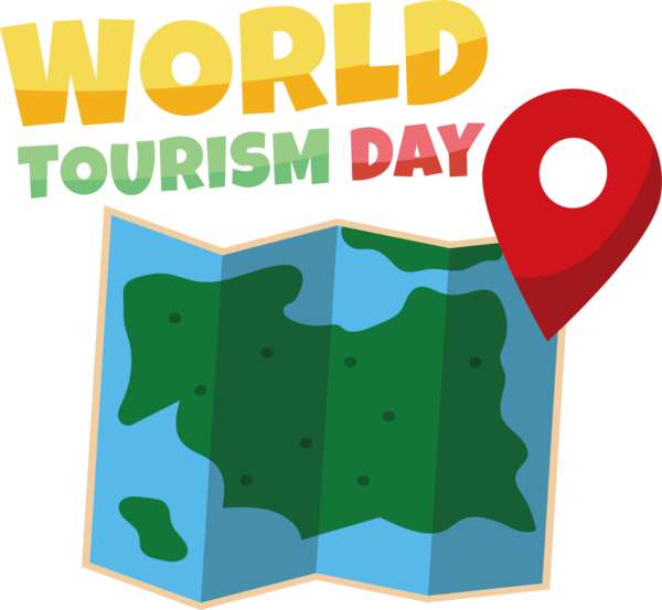 Transparent World Tourism Day Design Logo Leaf for Tourism Day for World Tourism Day
