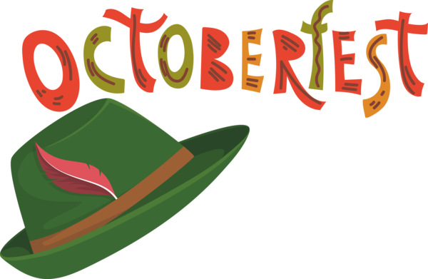 Transparent Oktoberfest Leaf Logo Design for Beer Festival Oktoberfest for Oktoberfest