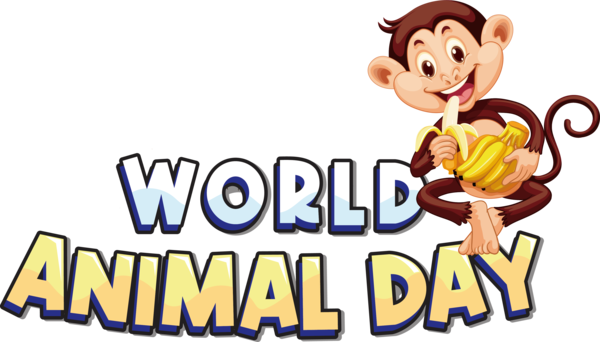 Transparent World Animal Day Human Cartoon Logo for Animal Day for World Animal Day