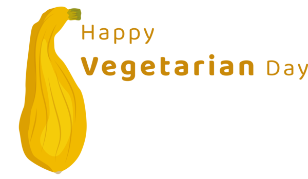 Transparent World Vegetarian Day Banana Flower Font for Vegetarian Day for World Vegetarian Day