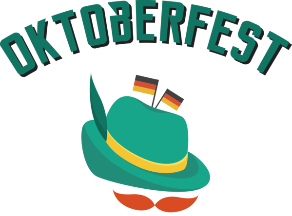 Transparent Oktoberfest Logo Design Line for Beer Festival Oktoberfest for Oktoberfest