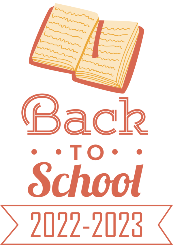 Transparent Back to School Font Line Design for Back to School 2023 for Back To School