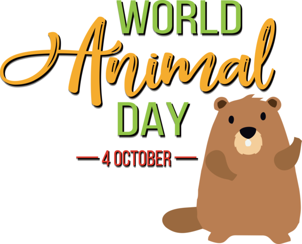 Transparent World Animal Day Rodents Dog Logo for Animal Day for World Animal Day