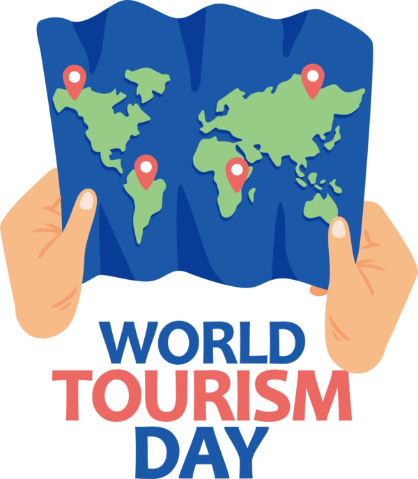 Transparent World Tourism Day Human Logo Behavior for Tourism Day for World Tourism Day