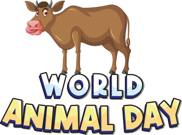 Transparent World Animal Day Reindeer  Horse for Animal Day for World Animal Day